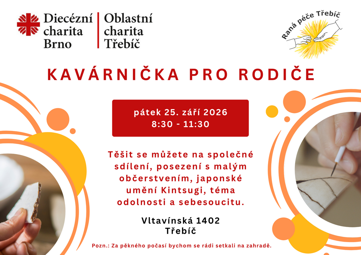 Kavárnička 25. 9. 2026 Kavárnička 25. 9. 2026